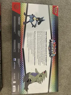 Pokemon TCG SV Prismatic Evolutions Lucario EX & Tyranitar EX Premium Collection - Image 3