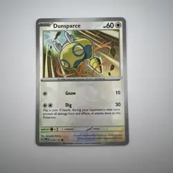 Pokemon Dunsparce Holo Card Master Ball Pattern 079/131 SV Prismatic Evolutions - Image 1