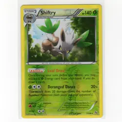 Pokemon TCG Shiftry 7/106 XY Flashfire Reverse Holo Rare Card EN-LP 2014 - Image 1