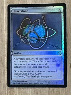 MTG Magic Card Heartstone Foil 26/41 PDS Premium Deck Series Played - Image 1