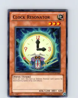 Yu-Gi-Oh TCG Clock Resonator EXVC-EN007 Unlimited Regular Common Card NM - Image 1