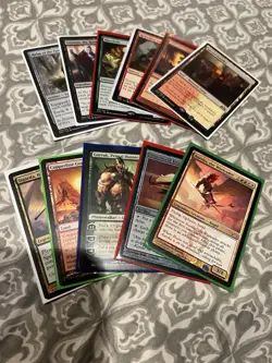 Magic The Gathering Lot Of 11 Cards Includes Rares And Mythics - Image 1