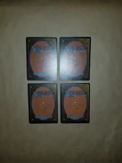 MTG Magic 4th Edition X4 Llanowar Elves (LIGHTLY PLAYED) Old School Cool! - Image 4