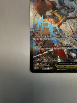 Pokemon TCG Mega Lucario EX 179/132 Mega Evolution SIR English Mint Grade Ready - Image 4