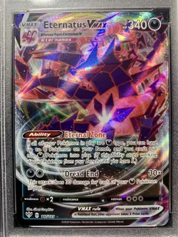 PSA 10 (Gem Mint) 2020 Pokemon TCG SWSH Darkness Ablaze Eternatus Vmax 117/189 - Image 3