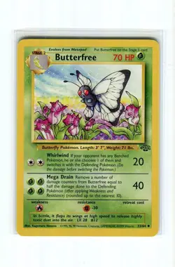 BUTTERFREE #33 POKEMON JUNGLE 1999 MINT/NEAR MINT - Image 1