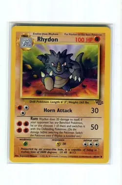 RHYDON #45 POKEMON JUNGLE 1999 MINT/NEAR MINT - Image 1