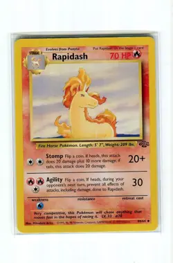 RAPIDASH #44 POKEMON JUNGLE 1999 MINT/NEAR MINT - Image 1