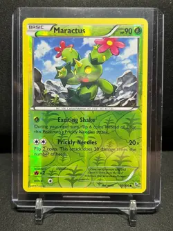Maractus 10/106 Reverse Holo Pokemon 2014 XY Flashfire MP - Image 1