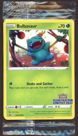 2022 Pokemon Illustration Contest English SWSH303 SWSH304 SWSH305 Promos Sealed - Image 1