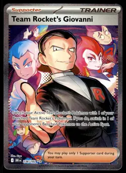 Pokemon TCG SV10: Destined Rivals #238/182 Team Rocket's Giovanni NM - Image 1