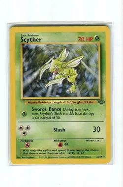 SCYTHER #26 POKEMON JUNGLE 1999 MINT/NEAR MINT - Image 1