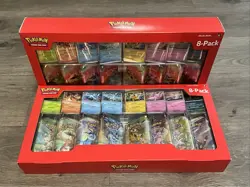 Pokemon TCG Prismatic Evolutions Costco 8 Mini-Tin Bundle w/ Promo - 2 Pack NIB - Image 1