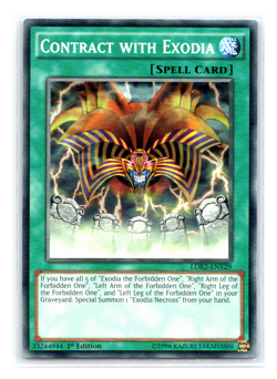 Contract with Exodia - LDK2-ENY29 - Common - 1st Edition Yugioh - Image 1