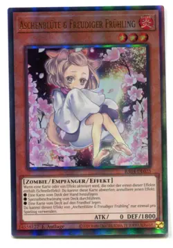 Yu-Gi-Oh! Aschenblute & Freudiger Fruhling Ultimate Rare RA04-DE025 - Image 1