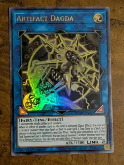 Artifact Dagda Ultra Rare DUOV-EN019 Near Mint 1st Edition Yu-Gi-Oh! - Image 1