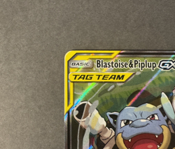 Pokemon GX 215/236 Cosmic Eclipse Blastoise Piplup Alt Art Card - Image 5