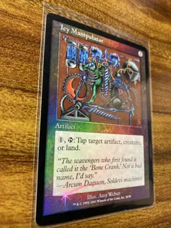 MTG✨ICY MANIPULATOR FOIL✨Deckmasters NM/MINT UNCOMMON Artifact 2001 UNPLAYED ! - Image 3