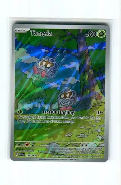 TANGELA #178 POKEMON SCARLET & VIOLET 151 ILLUSTRATION RARE 2023 MINT - Image 1