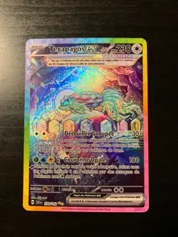 Carte Pokemon : Terapagos EX 170/142 Couronne Stellaire Francaise NEUF - Image 1