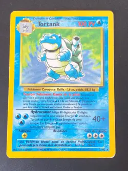 CARTE POKEMON TORTANK 2/102 HOLO SET DE BASE - TBE - Image 1