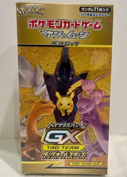 Pokemon Japanese Tag Team GX All Stars SM12a Booster Box - Factory Sealed - Image 1