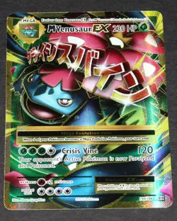 M Venusaur EX Ultra Rare (Full Art) 100/108 XY Evolutions Holo -NM- Pokemon - Image 1
