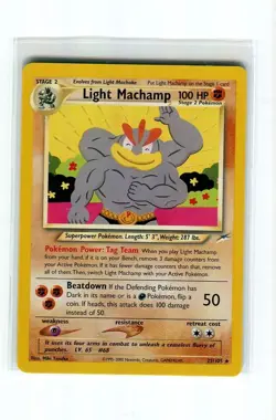 LIGHT MACHAMP #25 POKEMON NEO DESTINY 2002 MINT/NEAR MINT - Image 1