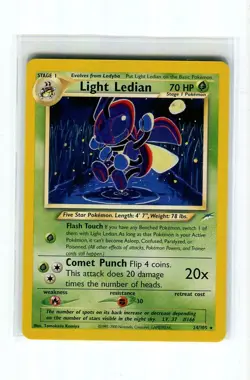 LIGHT LEDIAN #24 POKEMON NEO DESTINY 2002 MINT/NEAR MINT - Image 1
