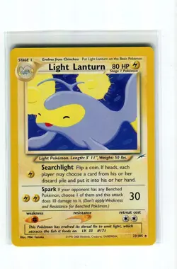 LIGHT LANTURN #23 POKEMON NEO DESTINY 2002 MINT/NEAR MINT - Image 1