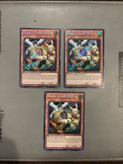 x3 Droll & Lock Bird (alt Art) Secret Rare RA02-EN006 NM 1st Edition Yu-Gi-Oh! - Image 1