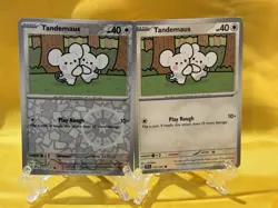 157/191 Tandemaus Reverse HoloCard and Base card Surging Sparks : Pokemon TCG - Image 1