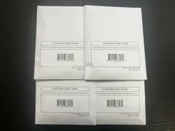 4x Gundam Card Game Store Tournament Kit TKIT-01 English SEALED - Image 1