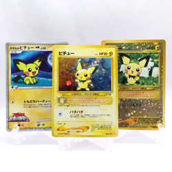 Pichu No.172 3 Set Neo Genesis Premium File 2 Movie Promo Pokemon Card Japanese - Image 1