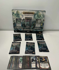 Warhammer Age of Sigmar Champions Trading Card Game Warband Pack & more sealed - Image 1