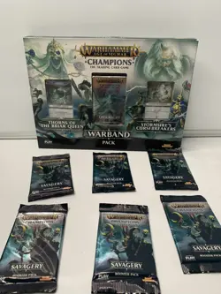 Warhammer Age of Sigmar Champions Trading Card Game Warband Pack & more sealed - Image 2