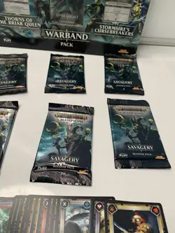 Warhammer Age of Sigmar Champions Trading Card Game Warband Pack & more sealed - Image 3
