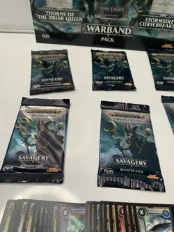 Warhammer Age of Sigmar Champions Trading Card Game Warband Pack & more sealed - Image 4