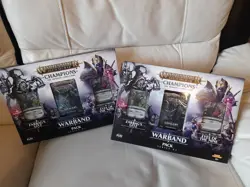 2 x Warhammer Age of Sigmar Champions Trading Card Game Warband Series 2 BNIB - Image 1