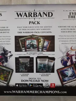 2 x Warhammer Age of Sigmar Champions Trading Card Game Warband Series 2 BNIB - Image 3
