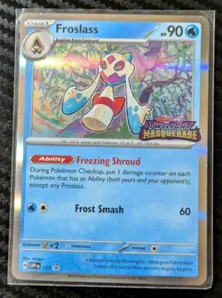 Froslass 117 Twilight Masquerade Promo Holo Pokemon Card NM Condition - Image 1