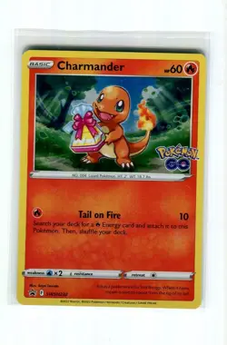 CHARMANDER HOLO #SWSH232 POKEMON SWSH BLACK STAR PROMO POKEMON GO 2022 MINT - Image 1