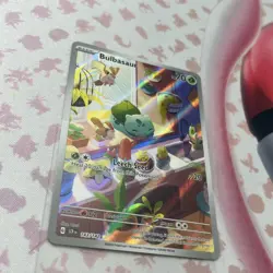 Pokemon Bulbasaur Stellar Crown 143/142 Illustration Rare TCG - Image 2