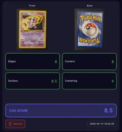 Carte Pokemon - M. MIME - 22/64 - JUNGLE - EDITION 1 - NM - FR - CGA grading 8,5 - Image 3
