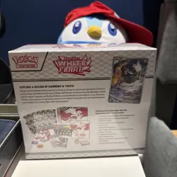 White Flare “Pokemon Center” Elite Trainer Box ETB - Factory Sealed - Image 3