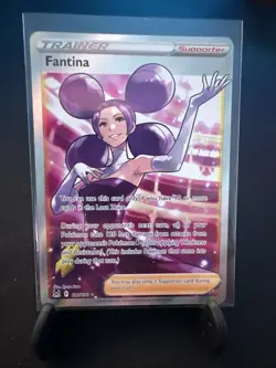 Fantina 191/196 Pokemon TCG Lost Origin Holo Ultra Rare Full Art - Image 1