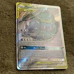 Pokemon TCG Muk Alolan Muk GX 197/214 Unbroken Bonds Ultra Rare - Image 2
