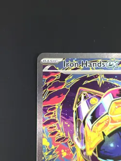 Iron Hands EX 154/131 Holo Art Pokemon Card - Prismatic Evolutions - NM - Image 3