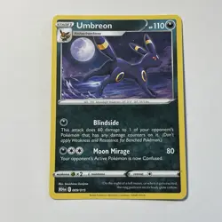 2025 McDonald’s Pokemon TCG Umbreon Promo Card 009/015 - Image 1