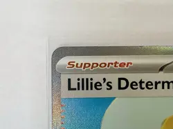 Pokemon Mega Evolutions Card - Lillie's Determination 184/132 SIR, NM/M - Image 3